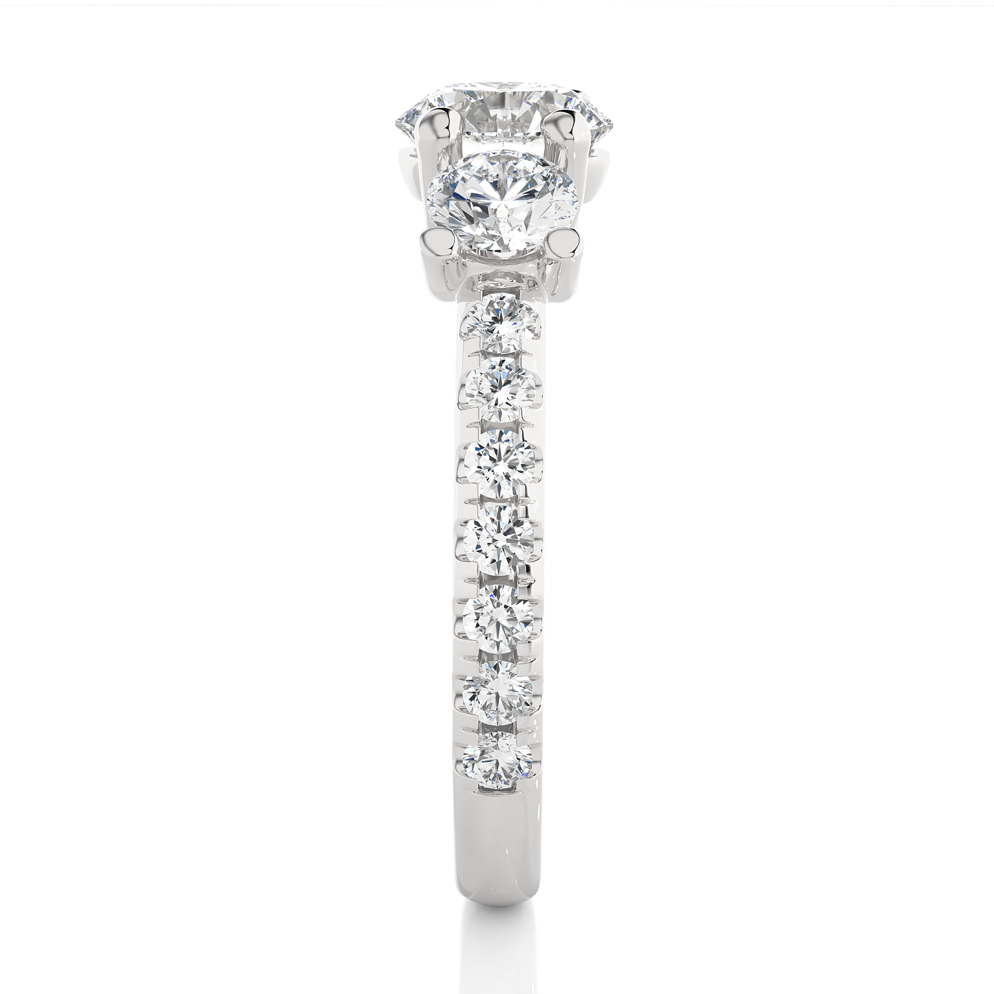 Thalassa Glow Round Diamond Ring