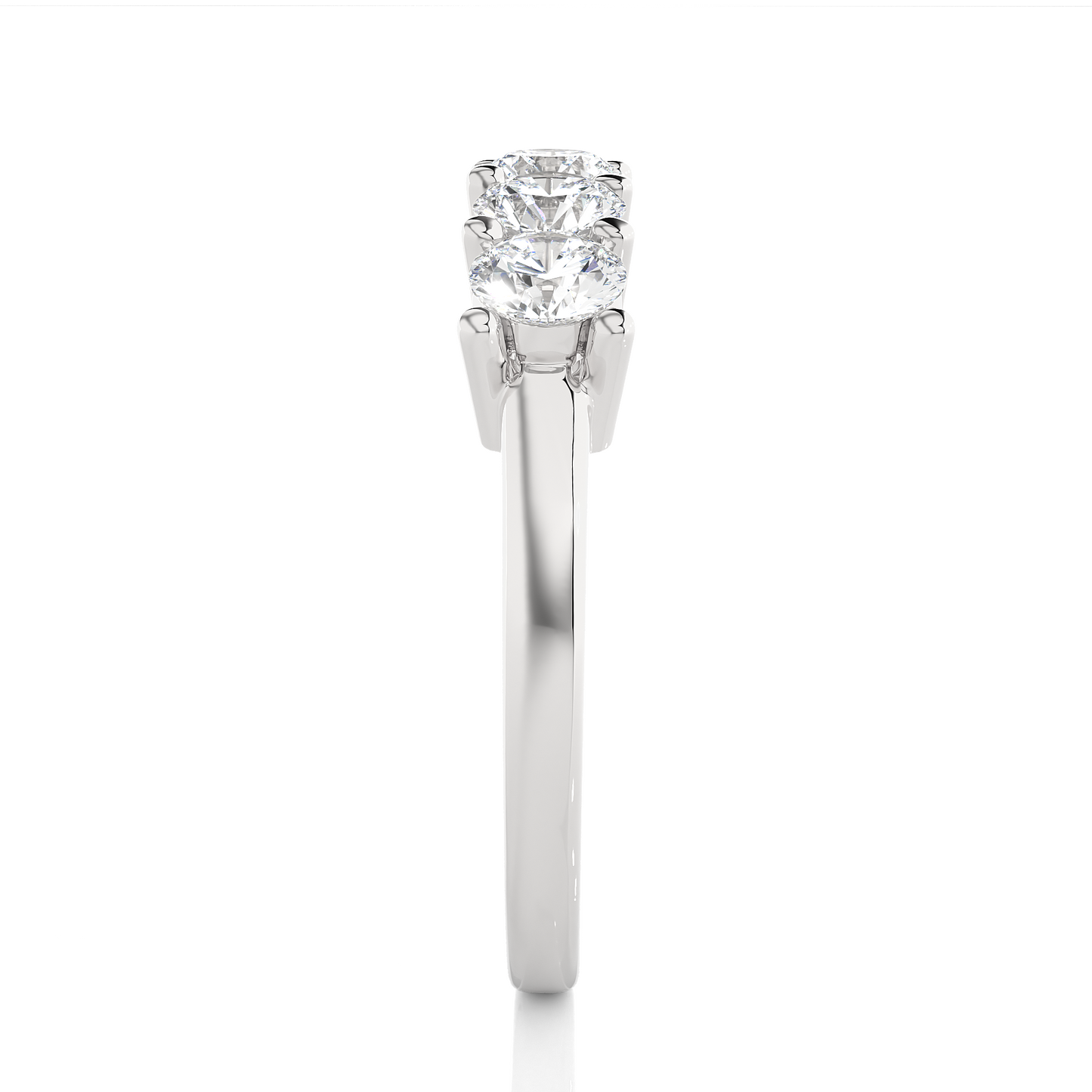 Lustre Five-Stone Diamond Ring