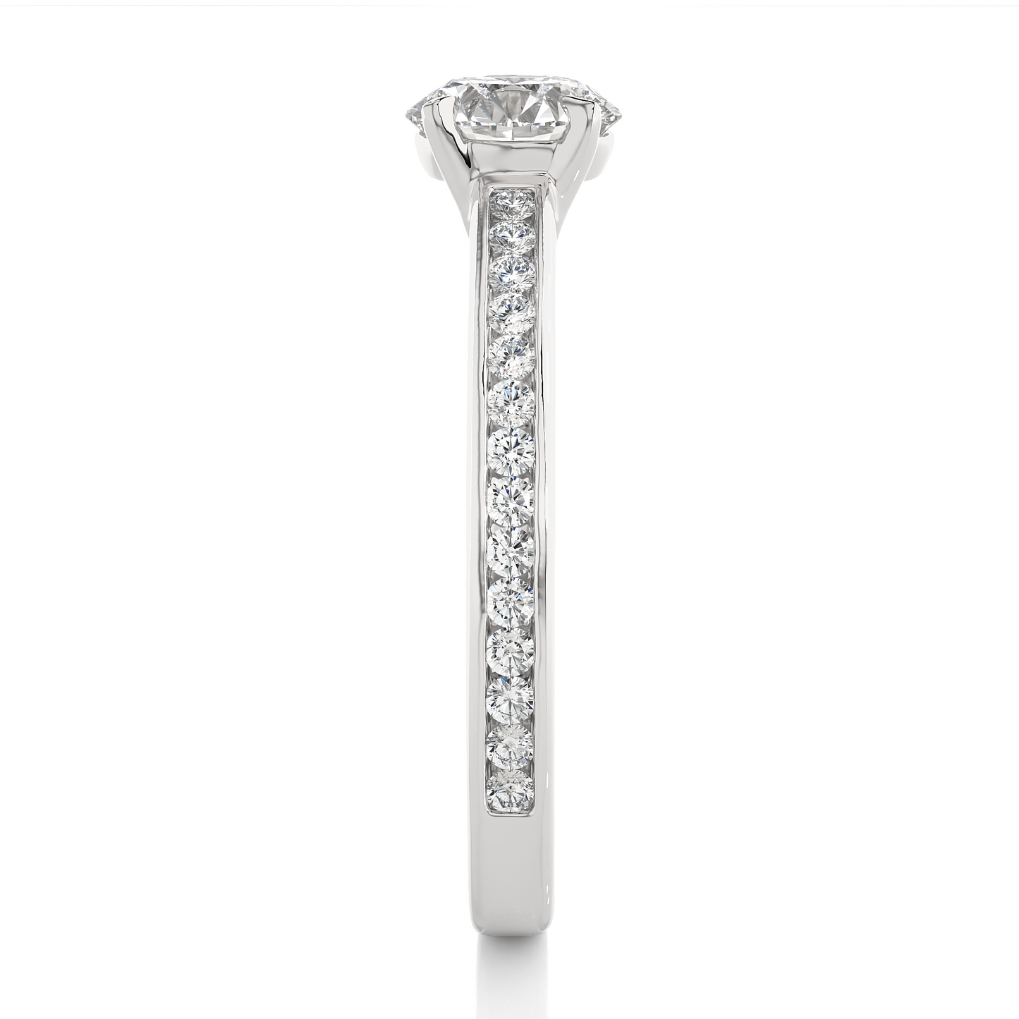 Sunny Round Diamond Ring