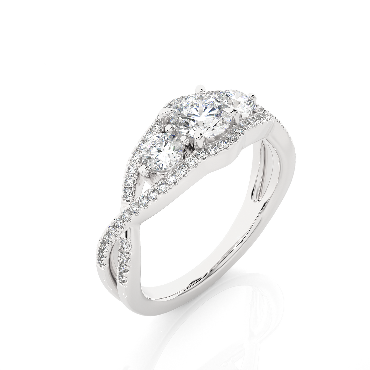 Skyla Round Diamond Ring