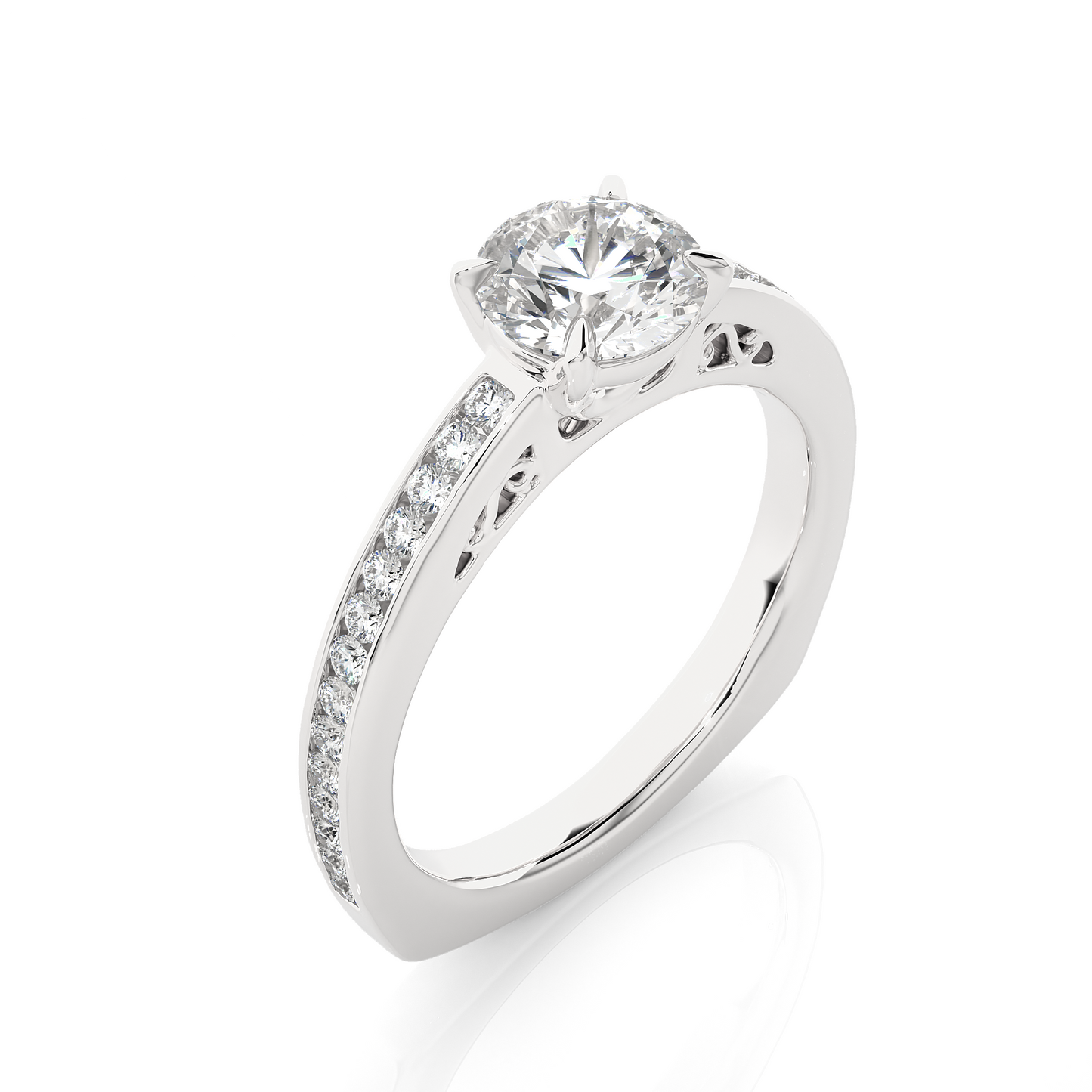 Sunny Round Diamond Ring