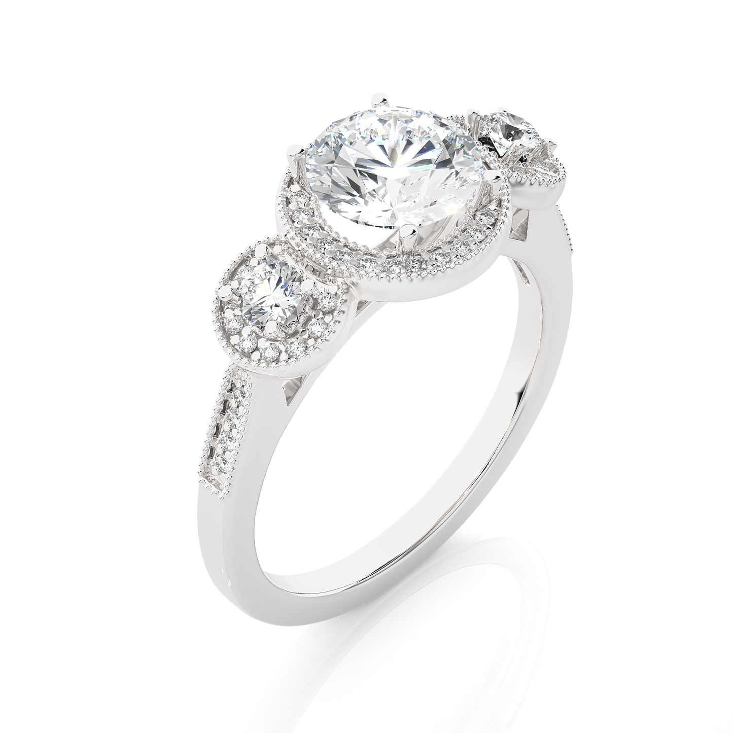 Thalassa Round Diamond Ring