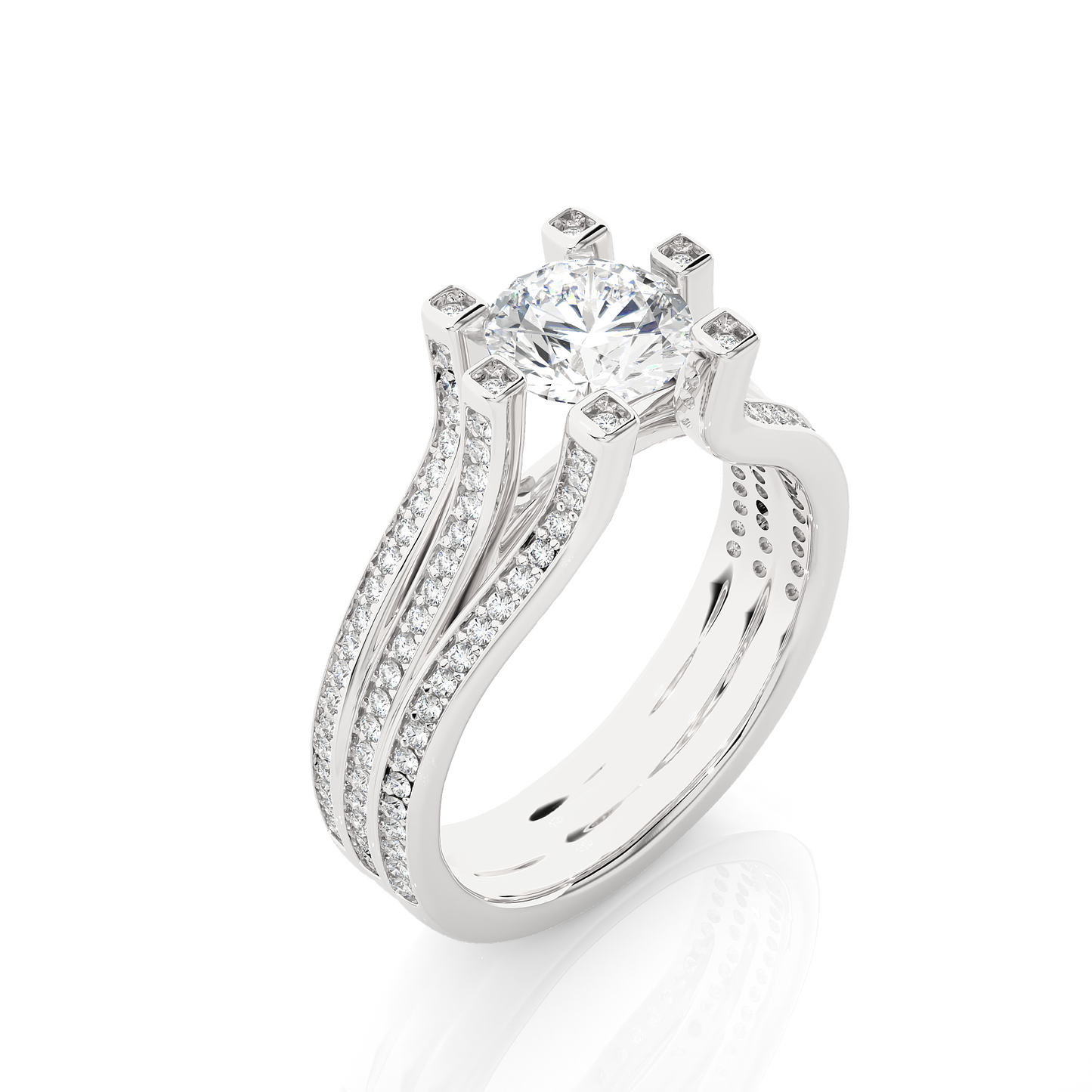 Eternal Waves Diamond Ring