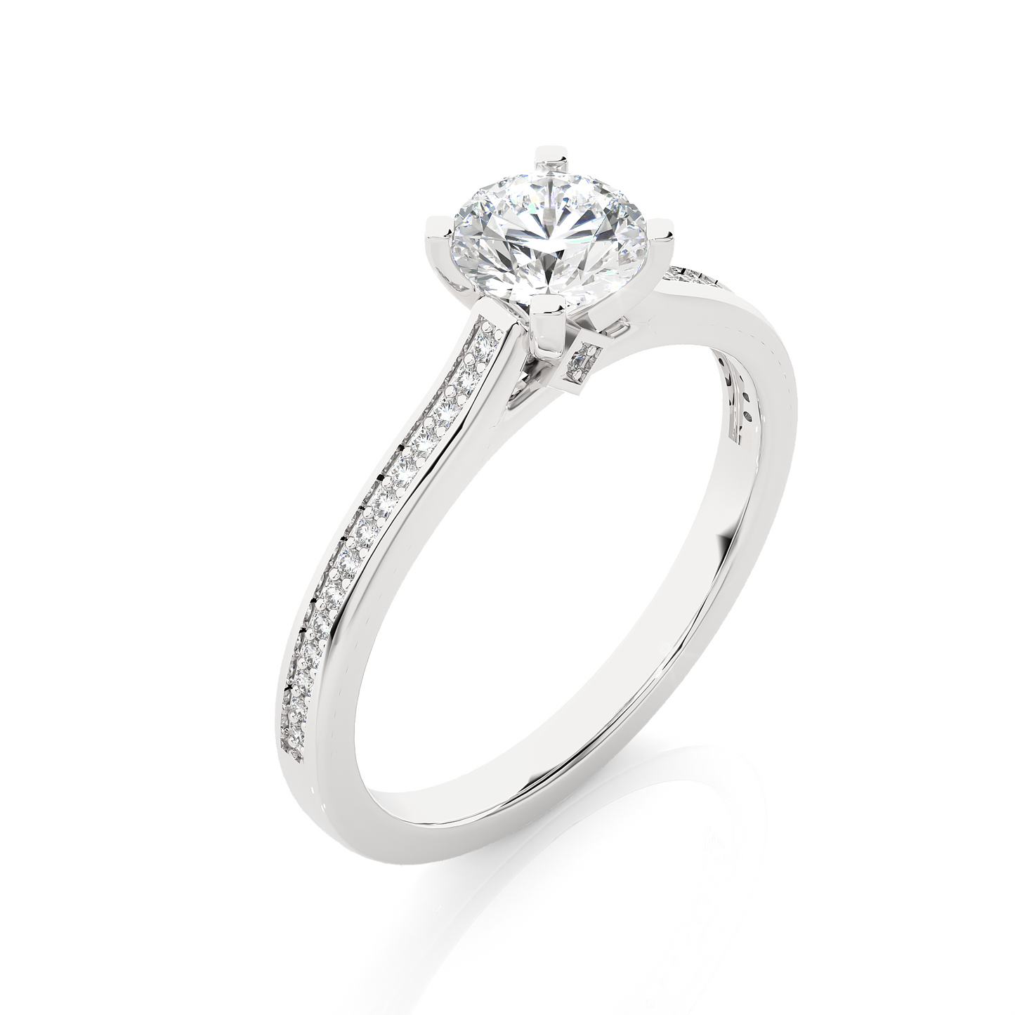 Aquila Round Diamond Ring