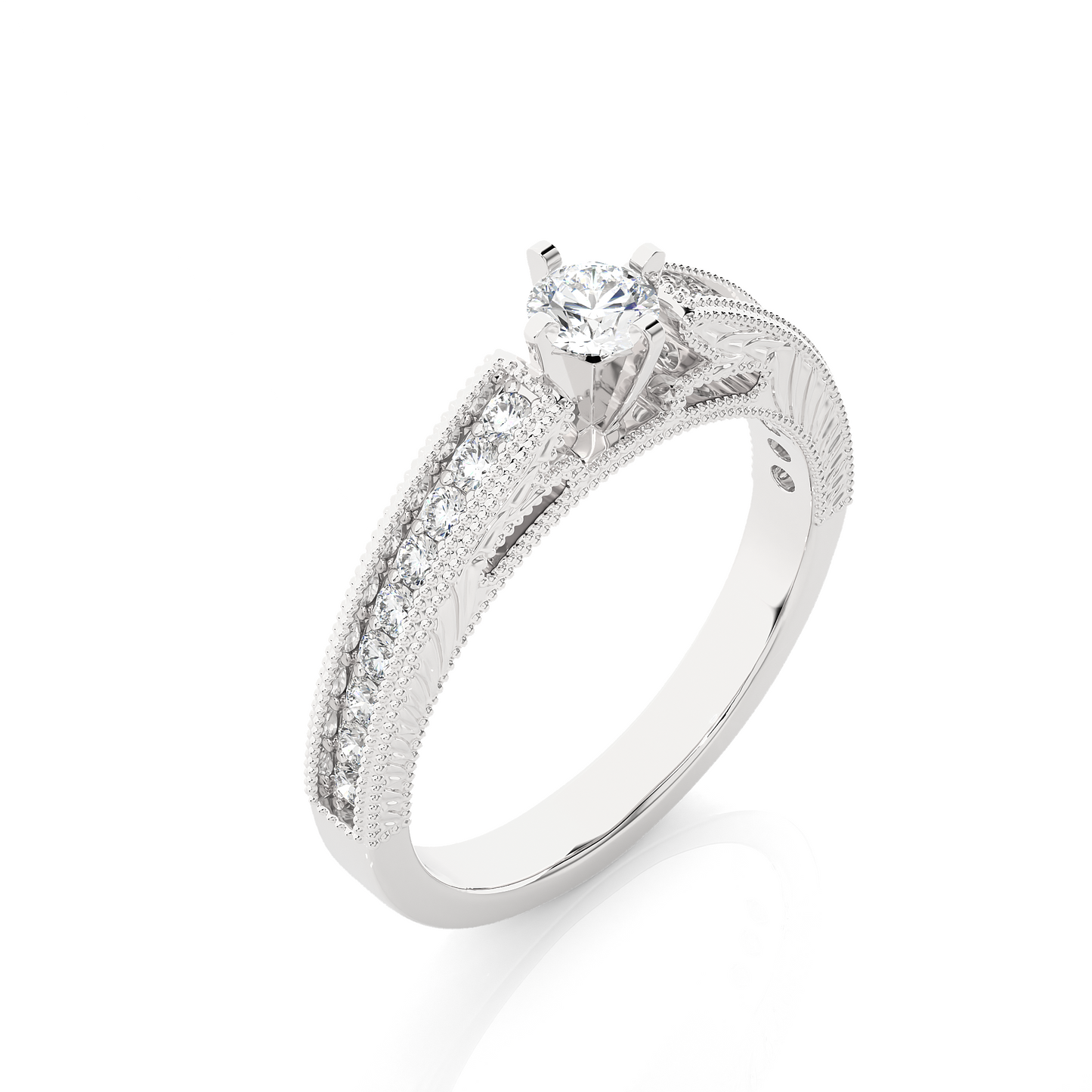 King Round Diamond Ring