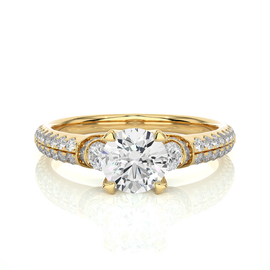 Mistara Round Diamond Ring