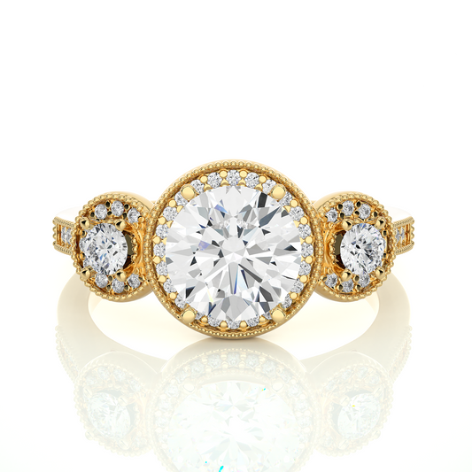 Thalassa Round Diamond Ring