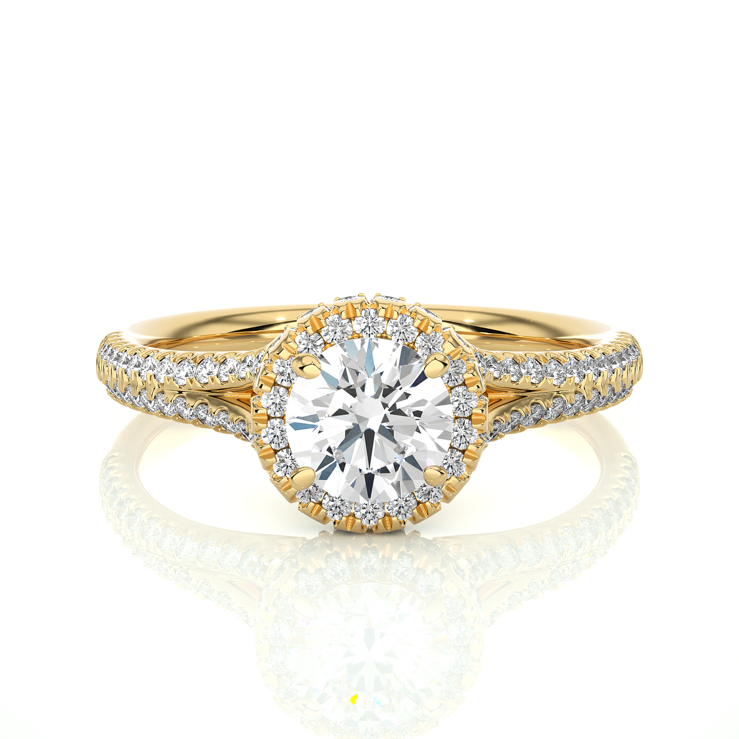 Monarch Round Diamond Ring