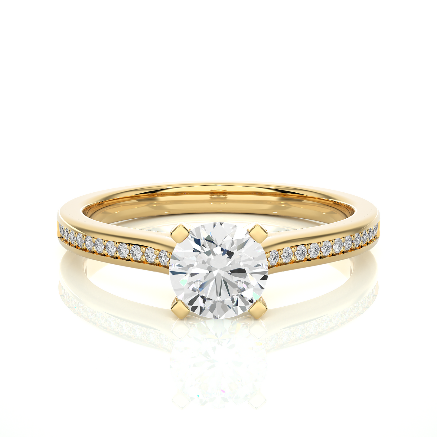 Aquila Round Diamond Ring