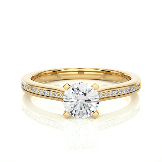 Aquila Round Diamond Ring