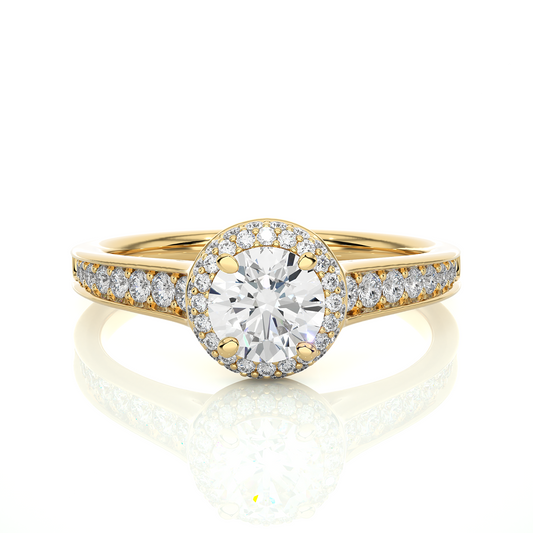 Sovereign Round Diamond Ring