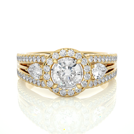 Nimbus Round Diamond Ring