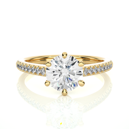 Striker Round Diamond Ring