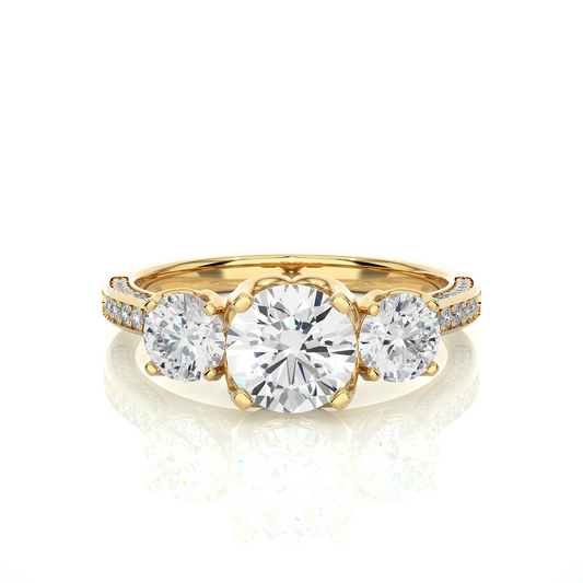 Heritage Glow Round Diamond Ring