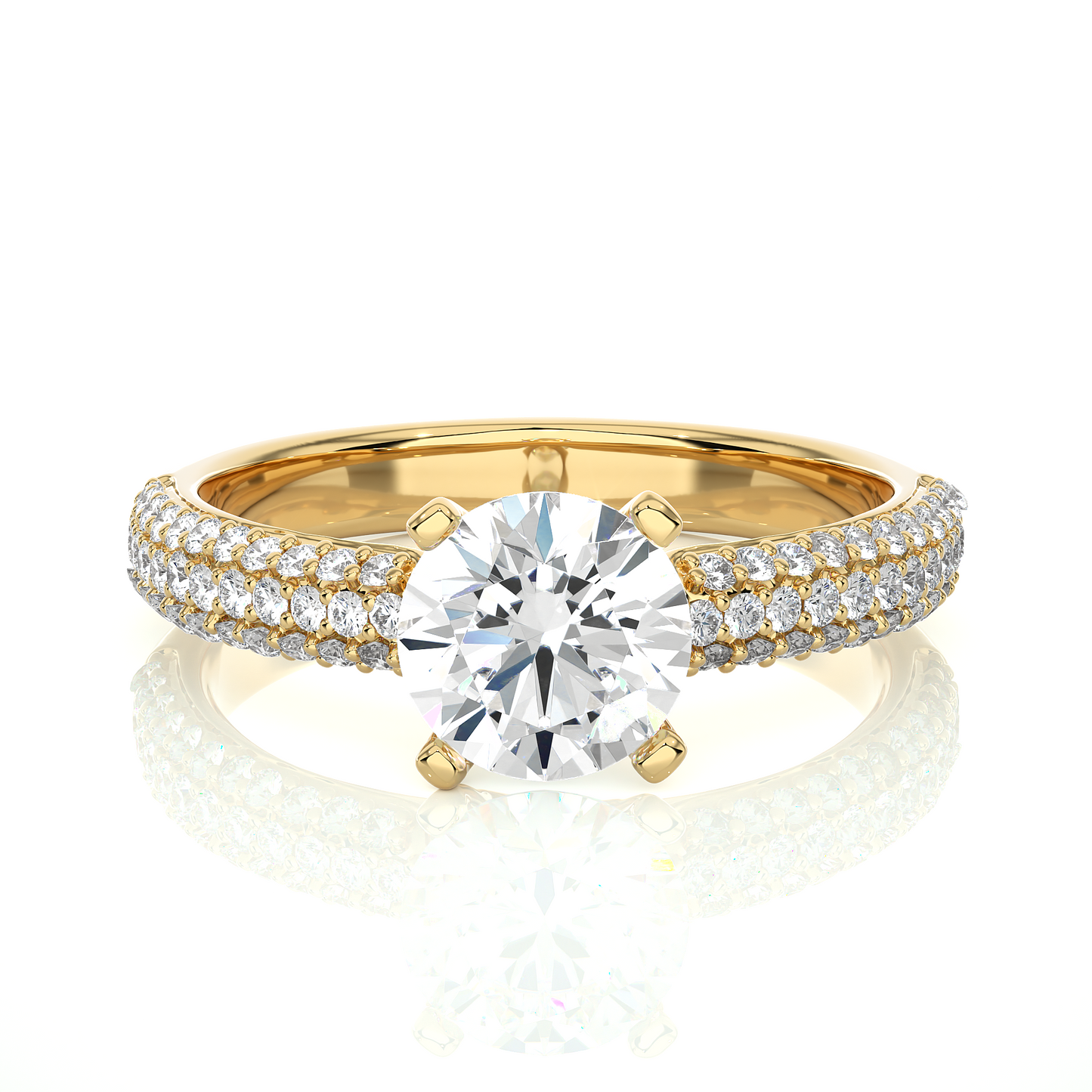 Celestial Flow Diamond Ring