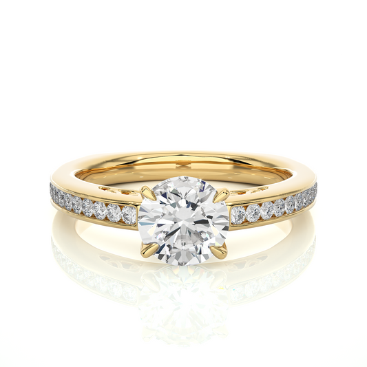 Sunny Round Diamond Ring
