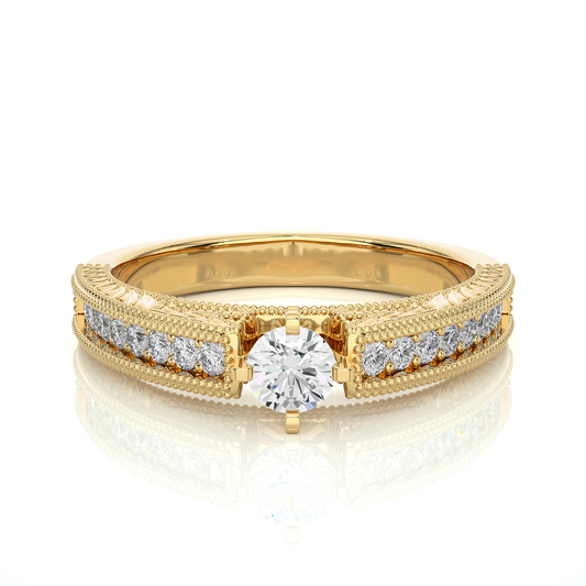 King Round Diamond Ring