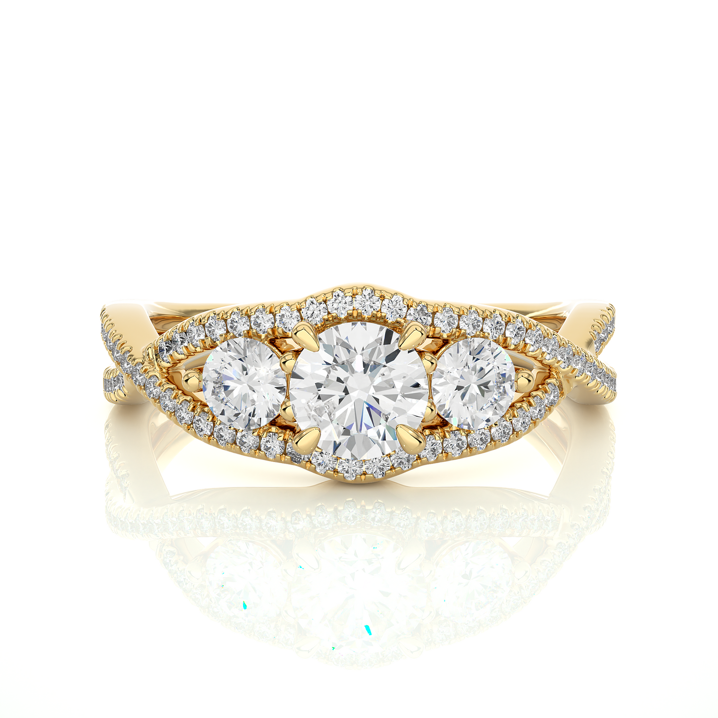 Skyla Round Diamond Ring