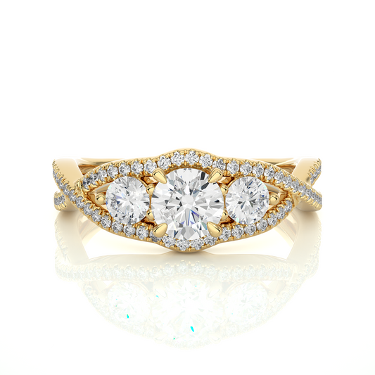 Skyla Round Diamond Ring