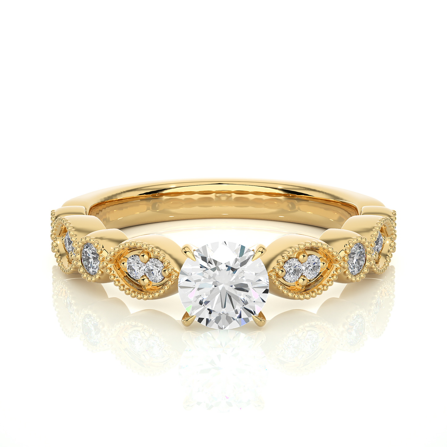 Isla Round Diamond Ring