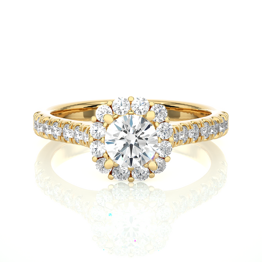 Victorian Round Diamond Ring