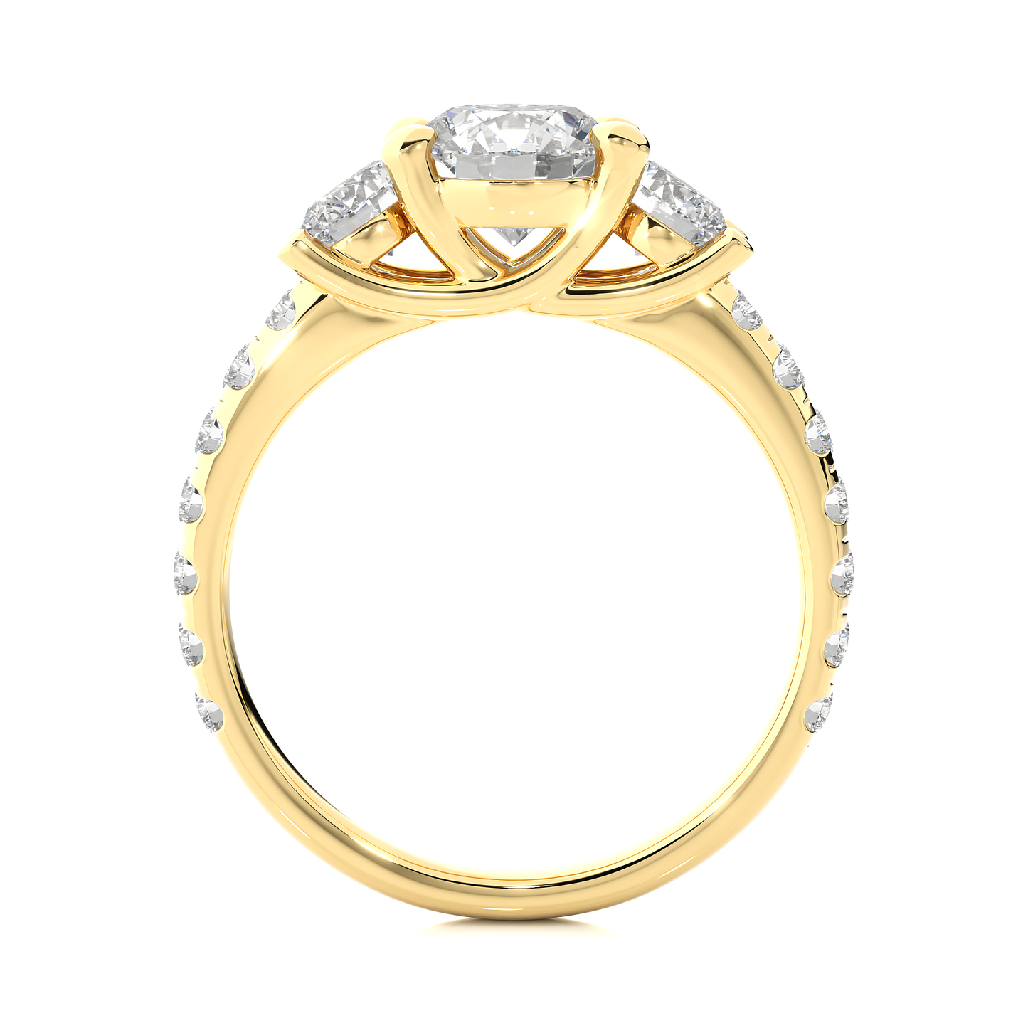 Thalassa Glow Round Diamond Ring