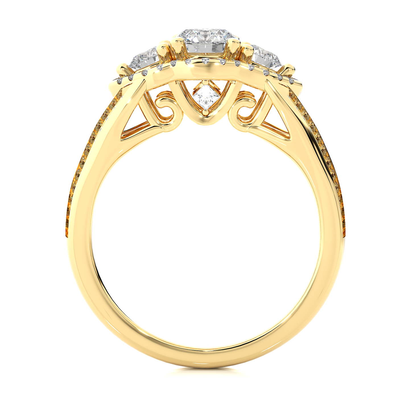 Nivara Round Diamond Ring