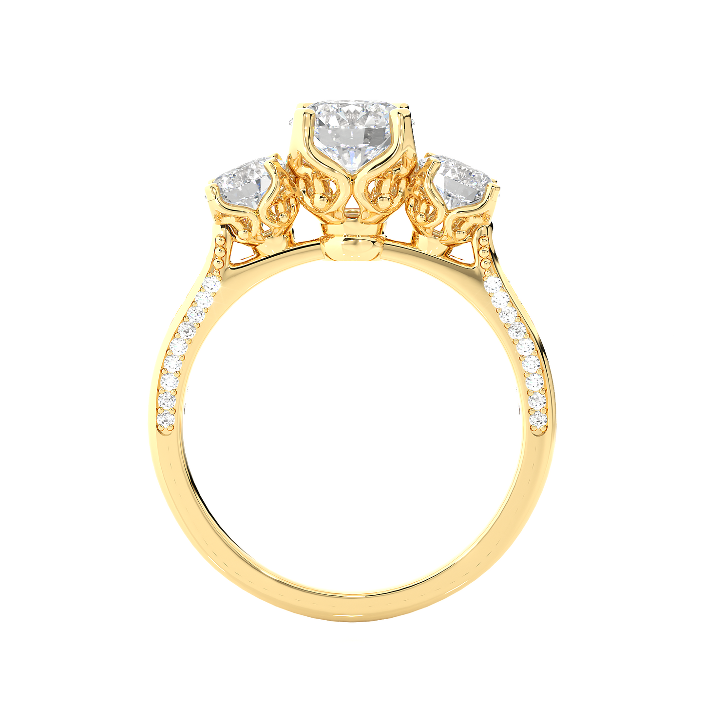 Heritage Glow Round Diamond Ring