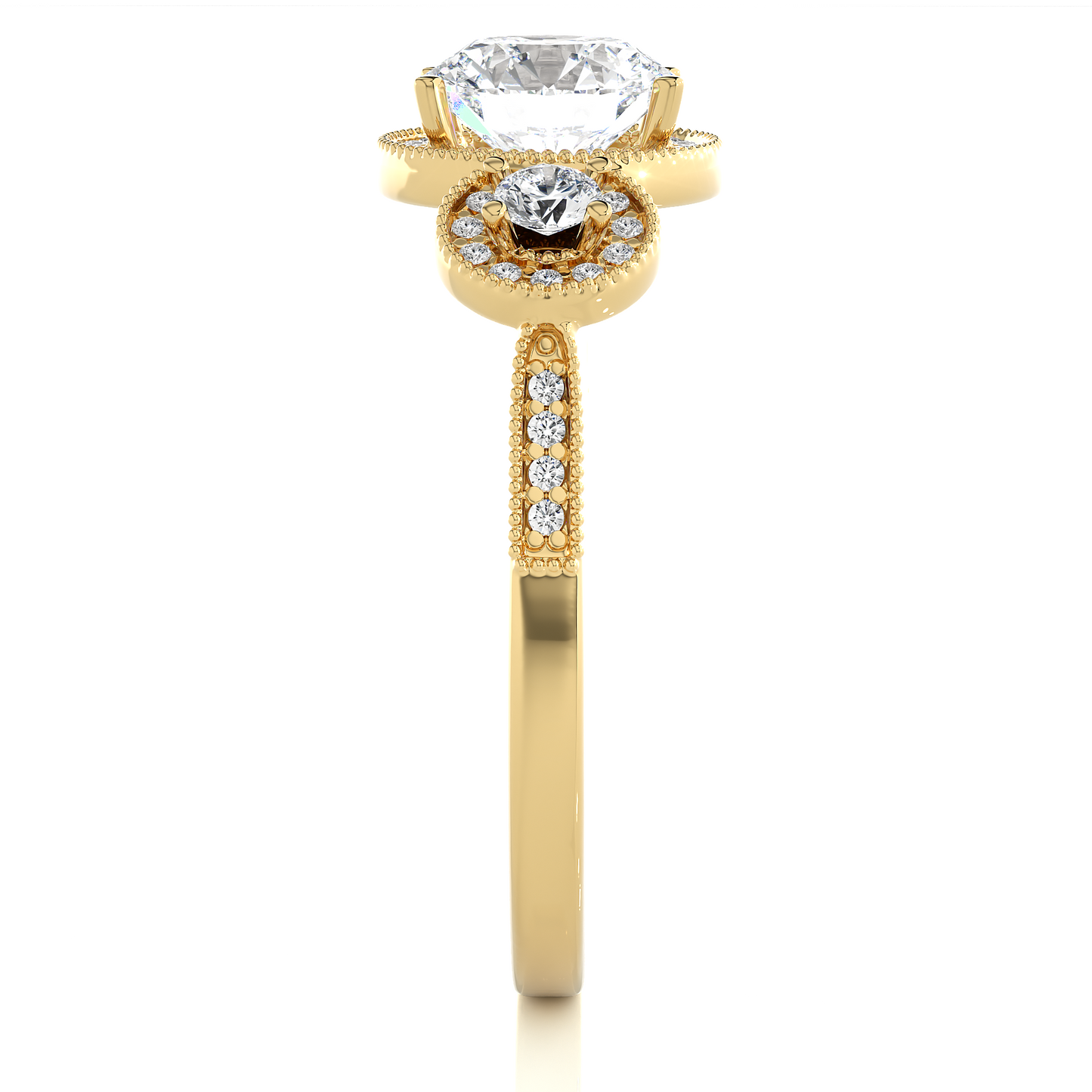 Thalassa Round Diamond Ring