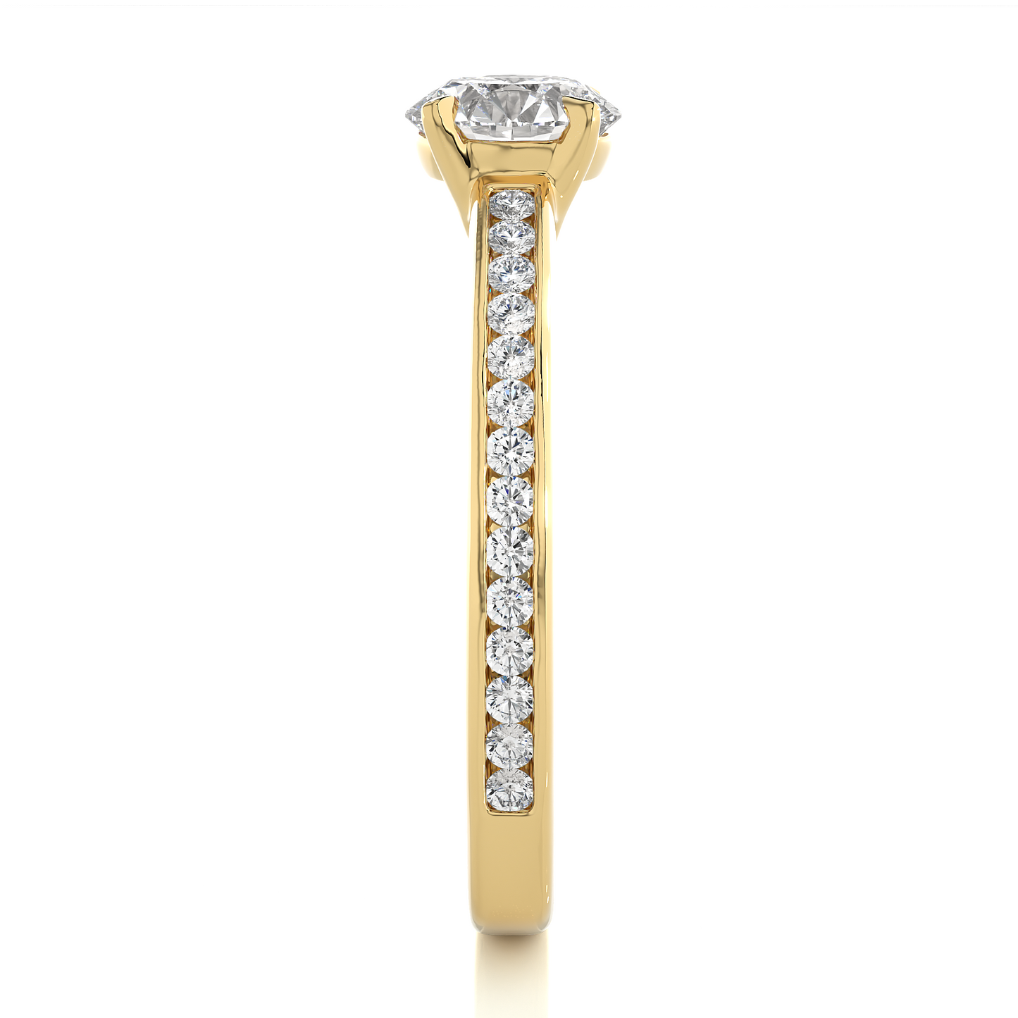 Sunny Round Diamond Ring