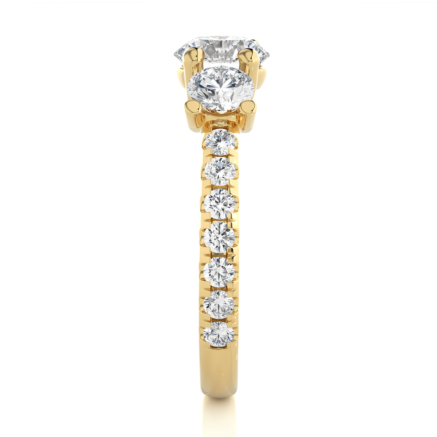 Thalassa Glow Round Diamond Ring