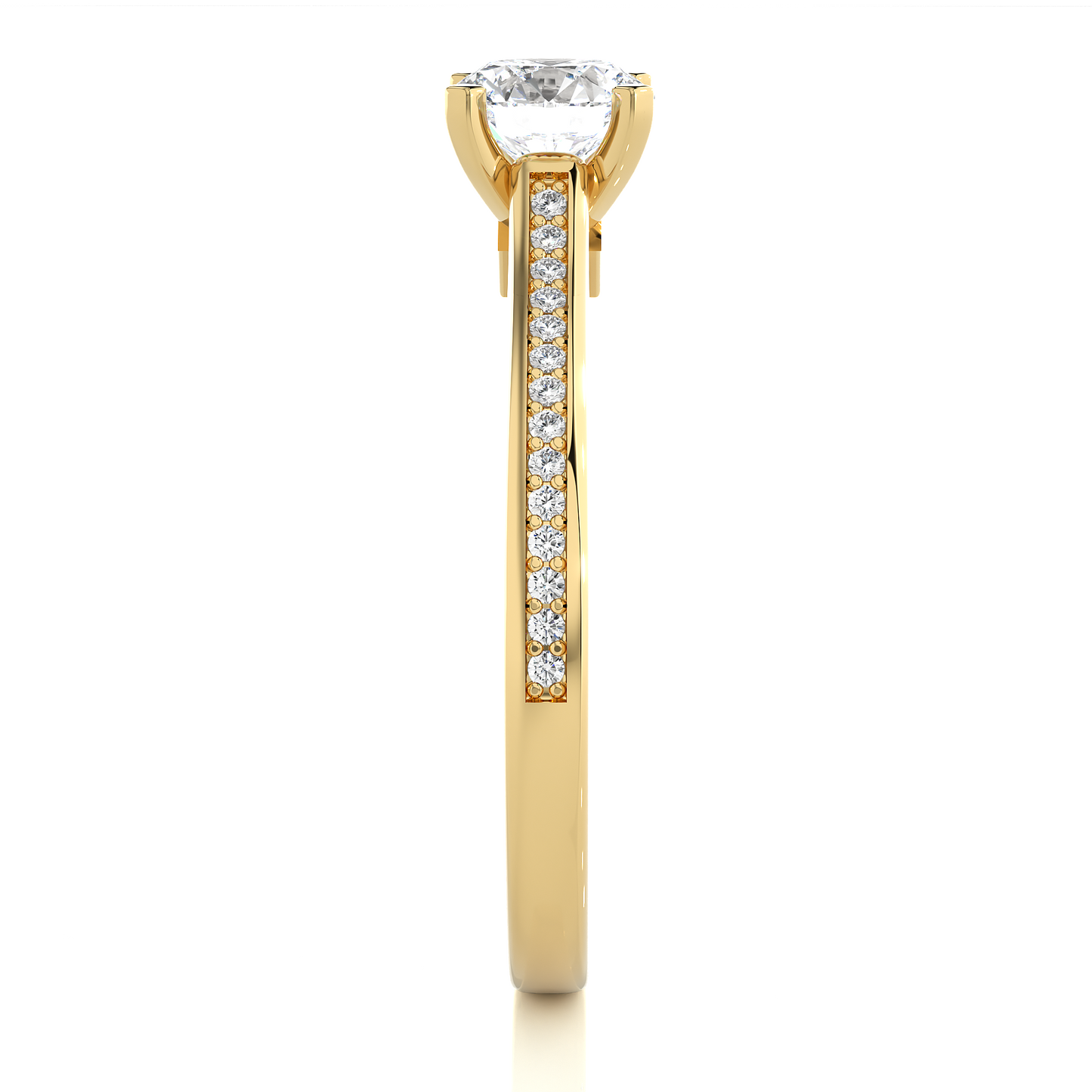 Aquila Round Diamond Ring