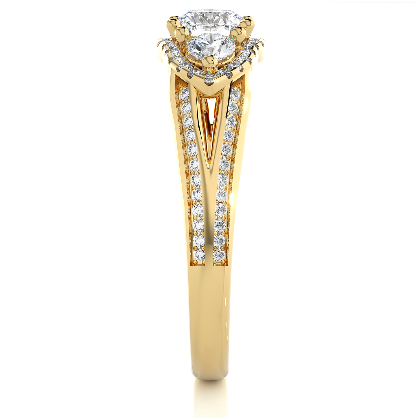 Nivara Round Diamond Ring