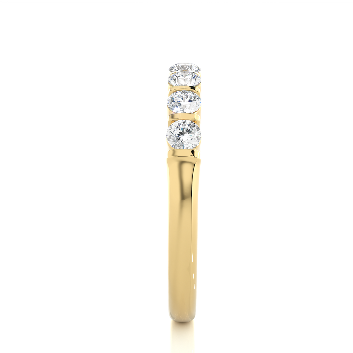 Lustre Seven-Stone Diamond Ring