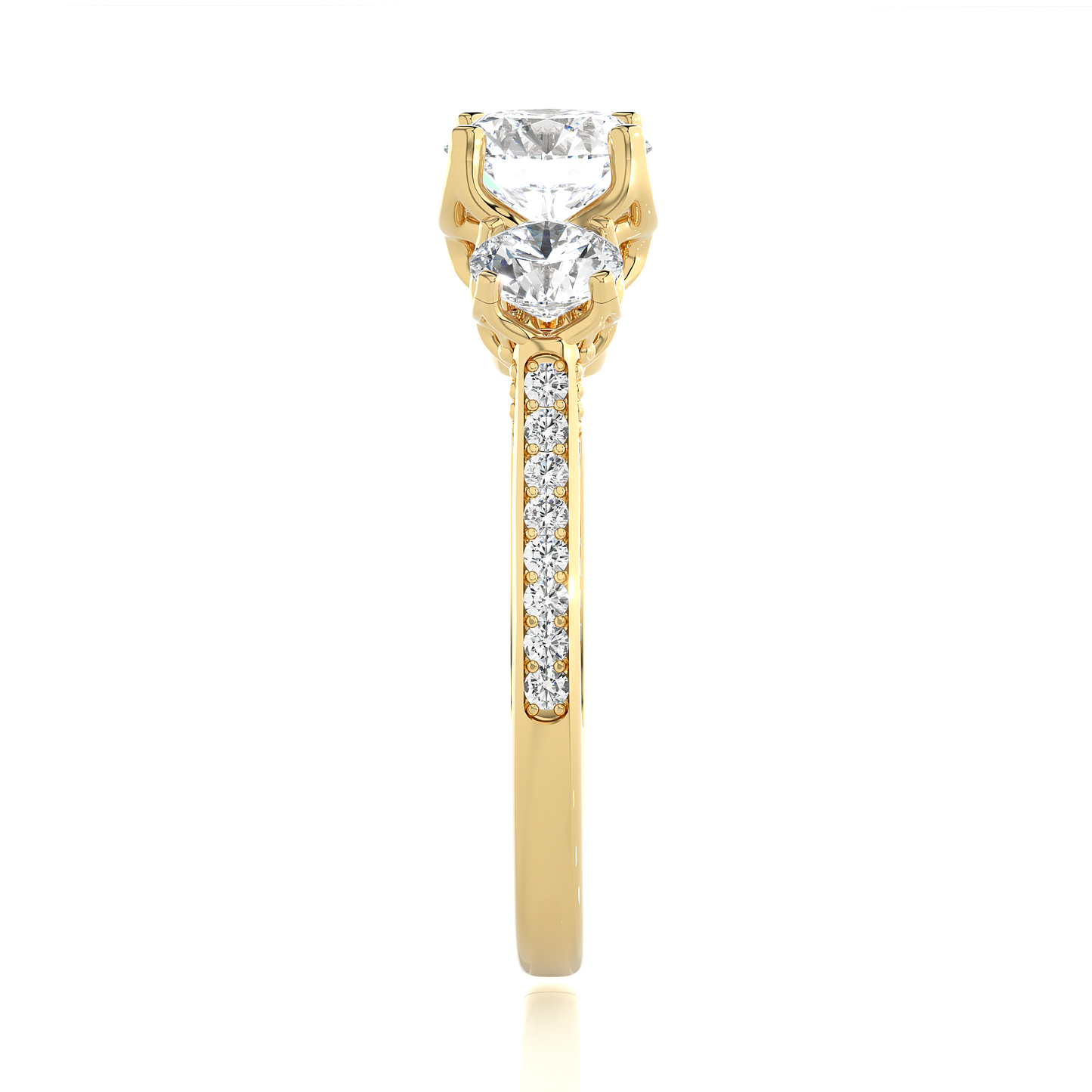Heritage Glow Round Diamond Ring