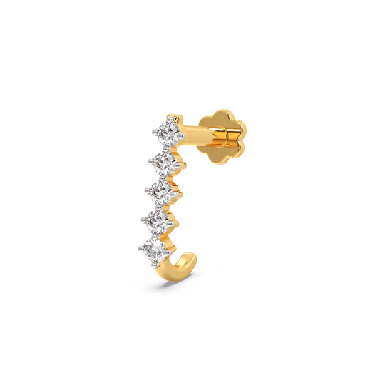 Eclipse Diamond Nose Pin